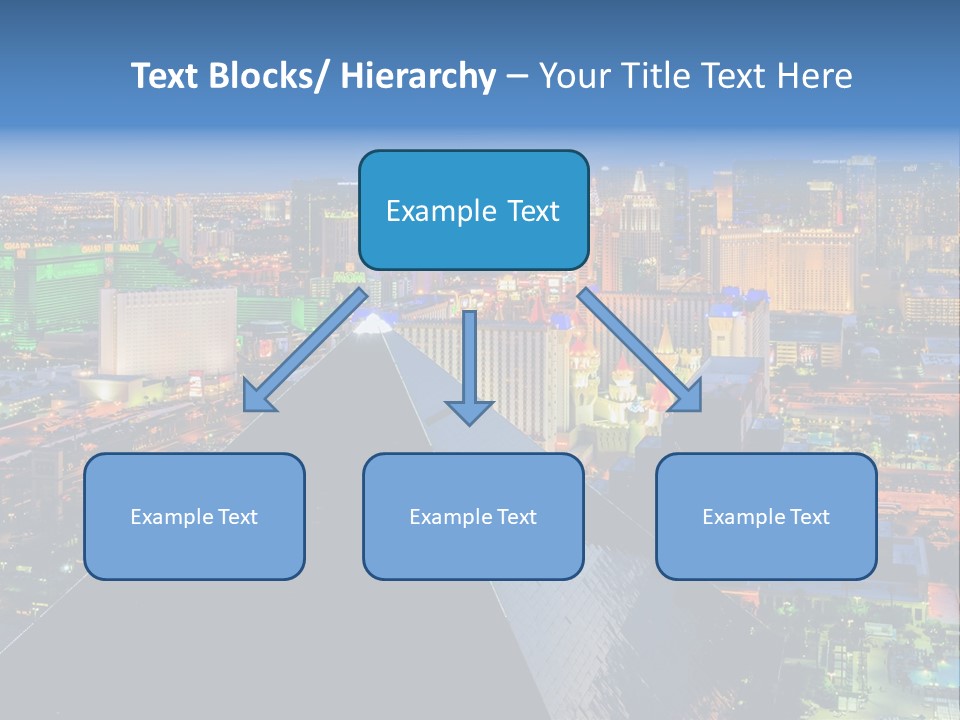 Strip Clouds Las Vegas PowerPoint Template