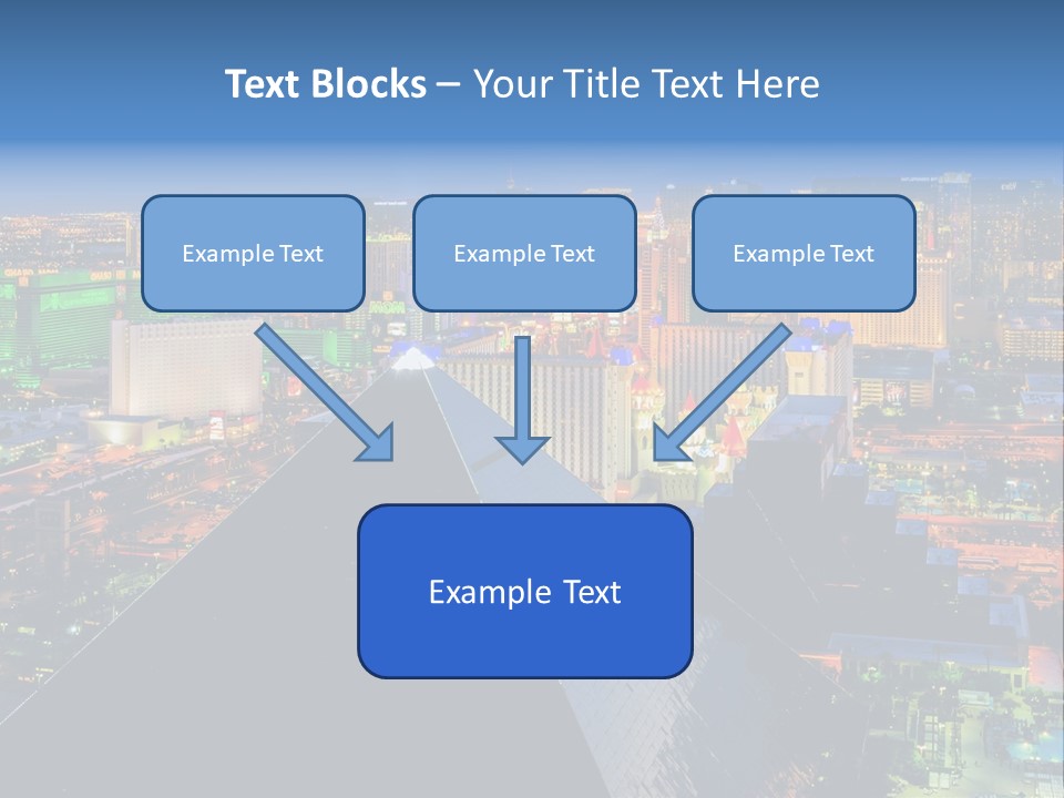 Strip Clouds Las Vegas PowerPoint Template