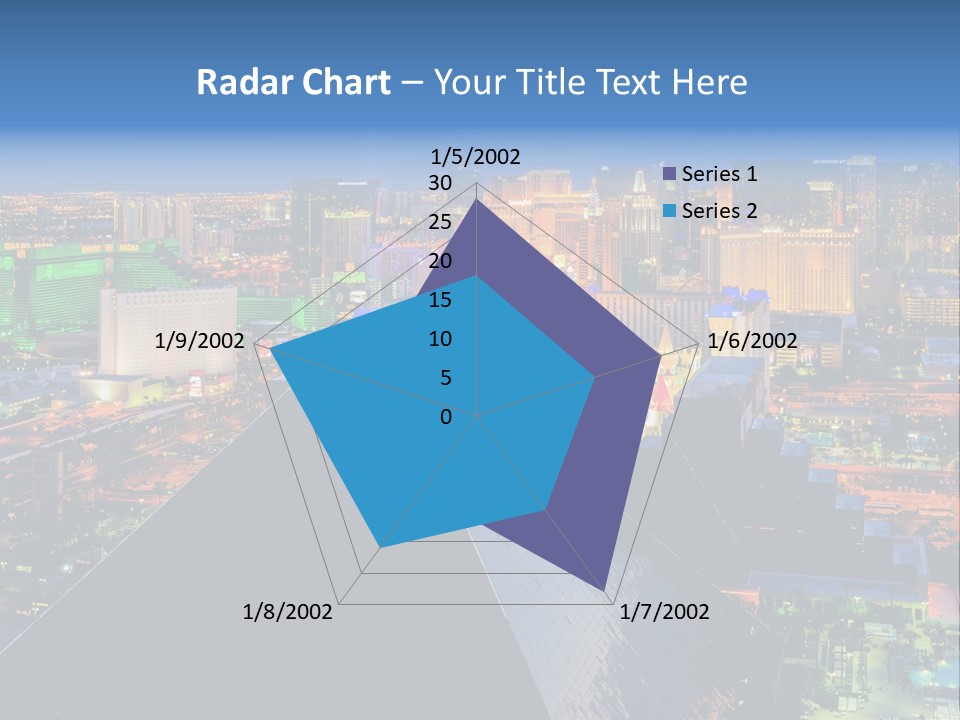 Strip Clouds Las Vegas PowerPoint Template