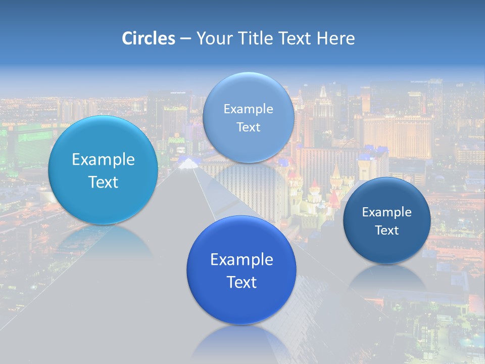 Strip Clouds Las Vegas PowerPoint Template