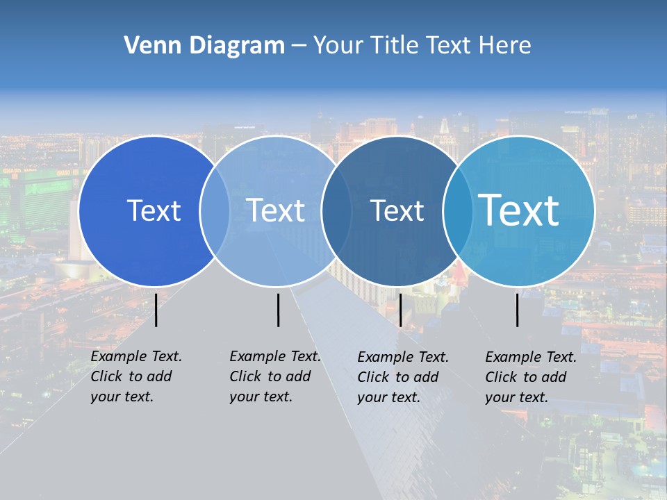 Strip Clouds Las Vegas PowerPoint Template