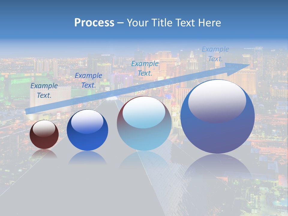 Strip Clouds Las Vegas PowerPoint Template