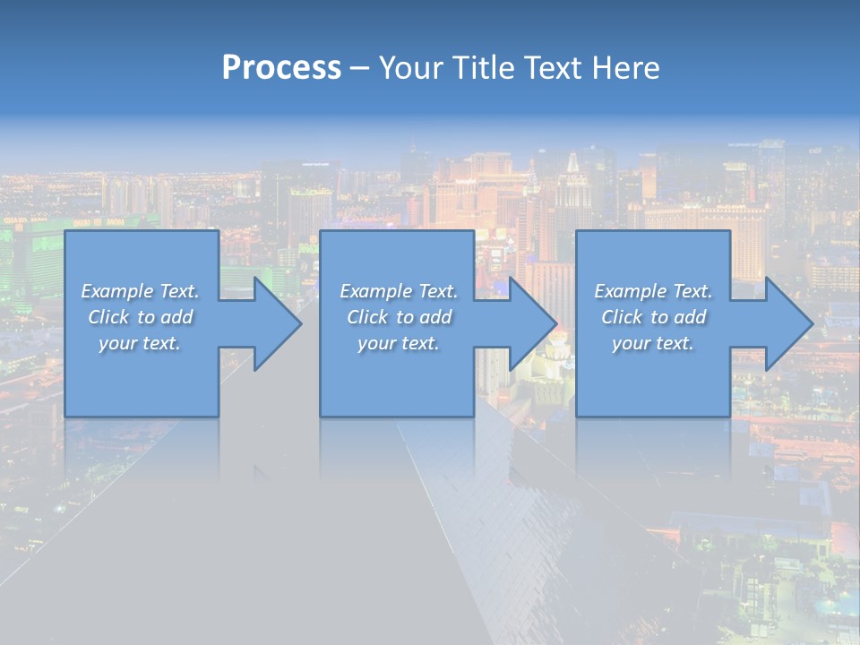 Strip Clouds Las Vegas PowerPoint Template