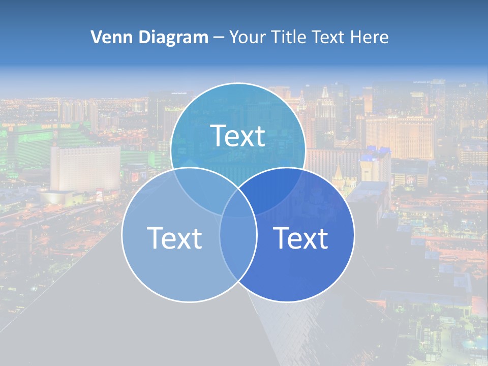 Strip Clouds Las Vegas PowerPoint Template