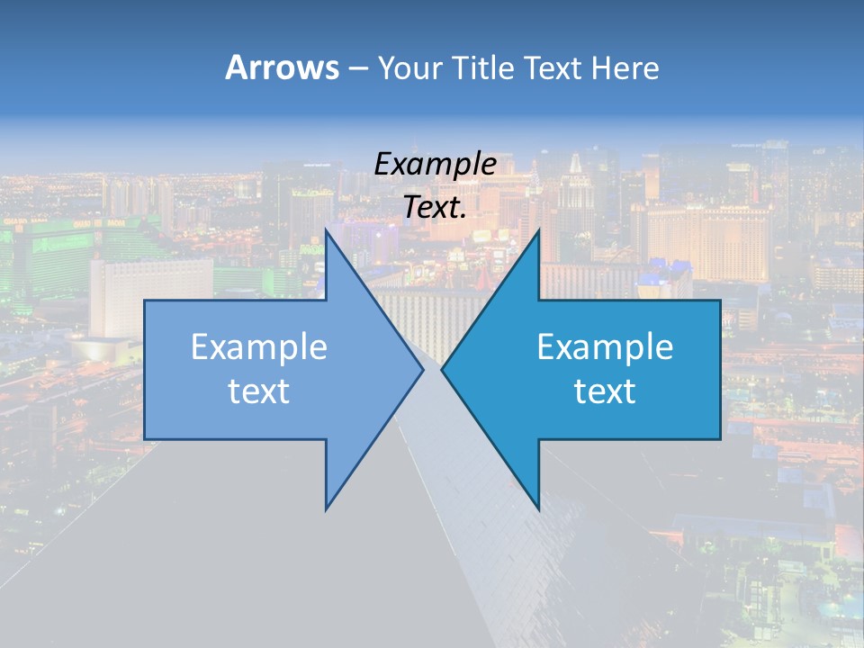 Strip Clouds Las Vegas PowerPoint Template