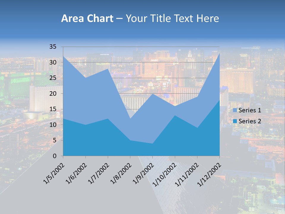 Strip Clouds Las Vegas PowerPoint Template