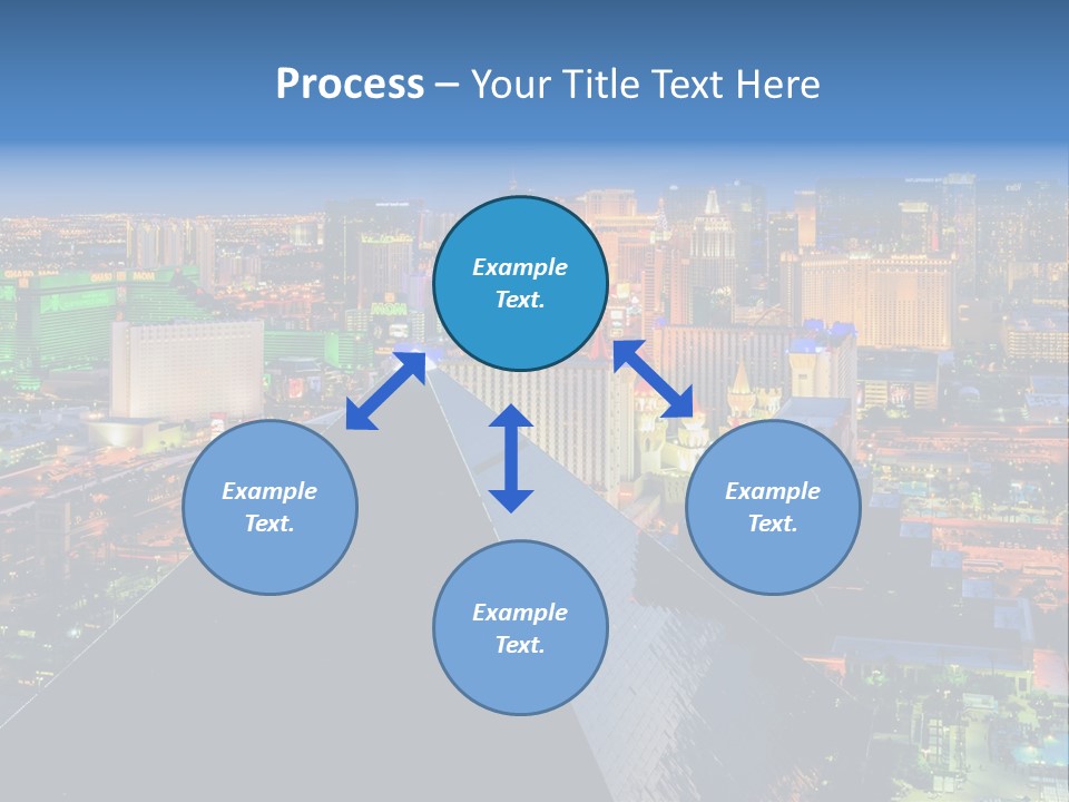 Strip Clouds Las Vegas PowerPoint Template