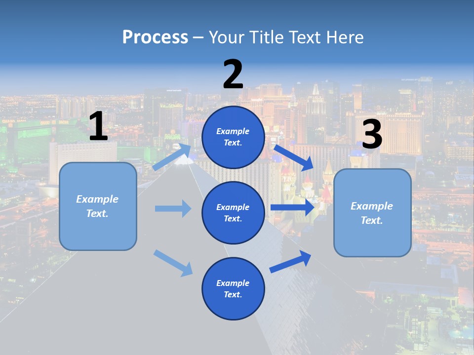 Strip Clouds Las Vegas PowerPoint Template