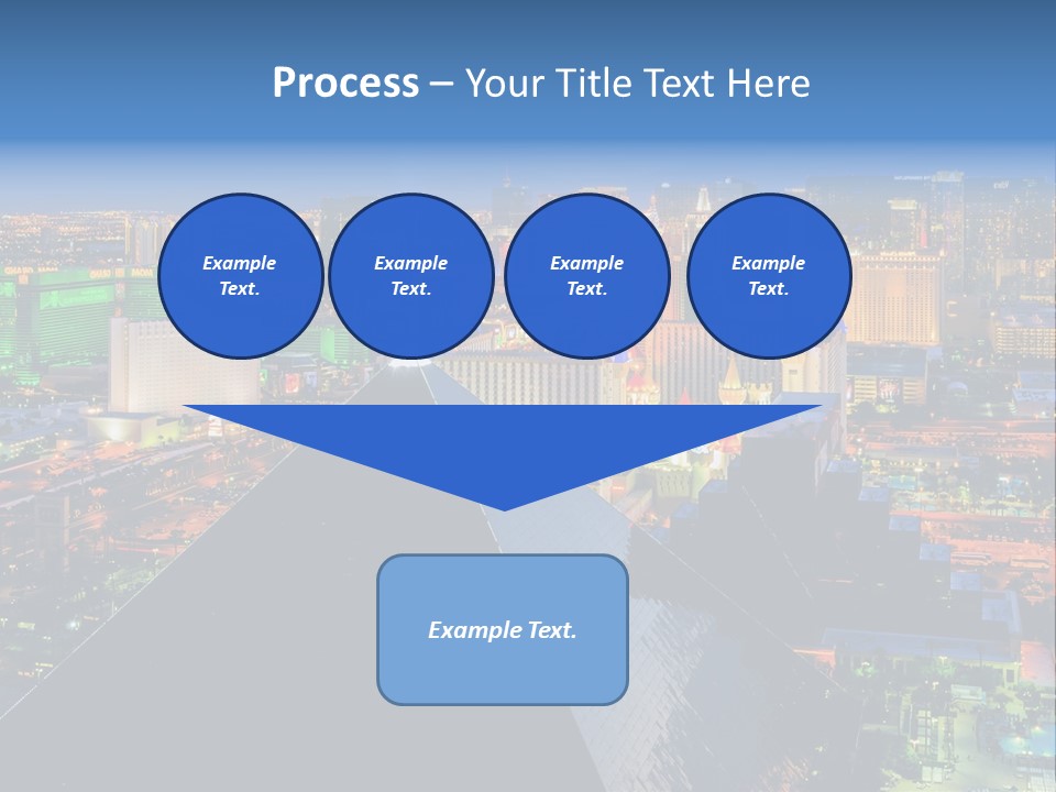 Strip Clouds Las Vegas PowerPoint Template