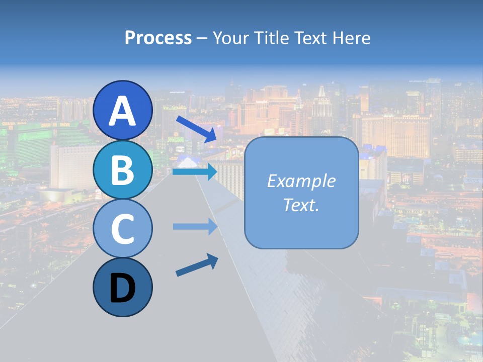 Strip Clouds Las Vegas PowerPoint Template