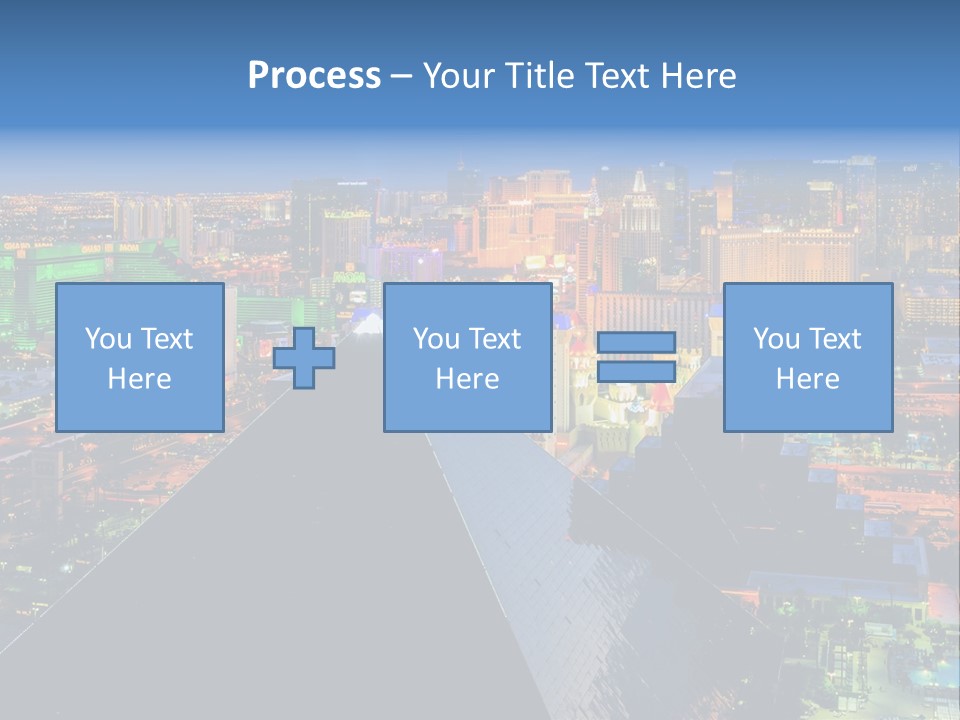 Strip Clouds Las Vegas PowerPoint Template
