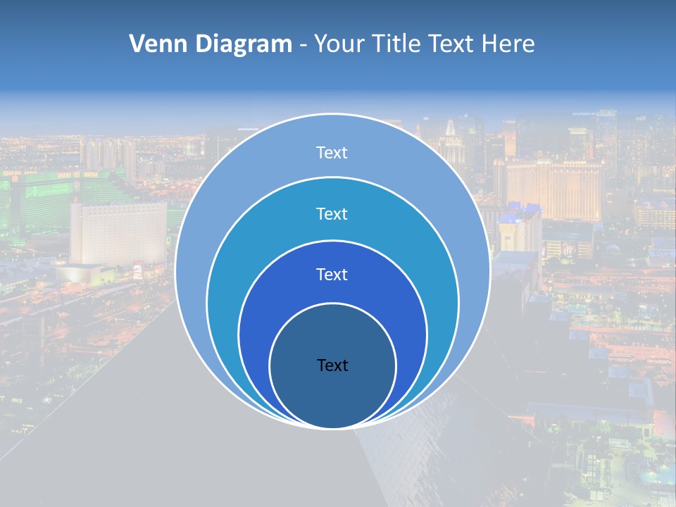 Strip Clouds Las Vegas PowerPoint Template