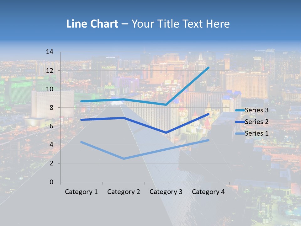 Strip Clouds Las Vegas PowerPoint Template