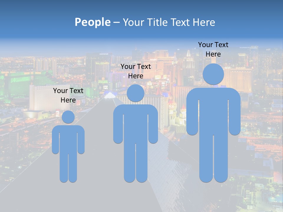 Strip Clouds Las Vegas PowerPoint Template