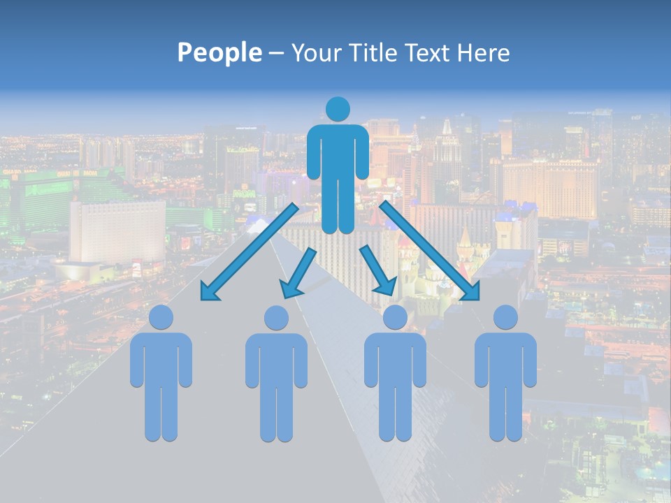 Strip Clouds Las Vegas PowerPoint Template