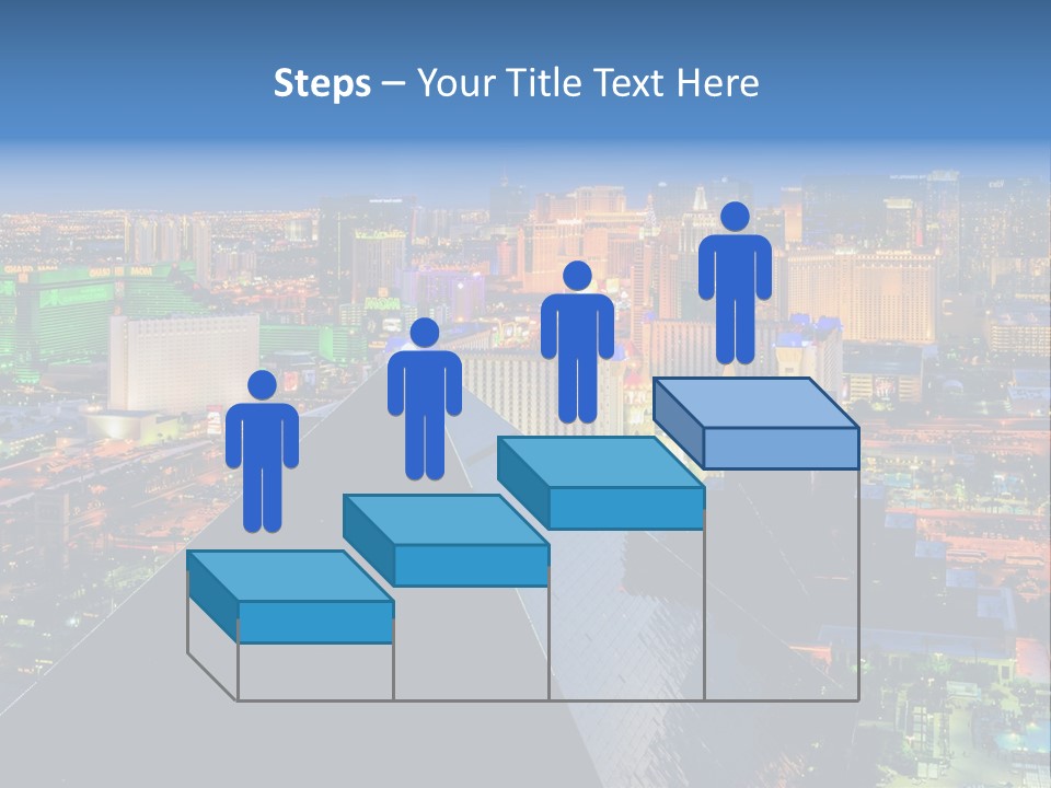 Strip Clouds Las Vegas PowerPoint Template