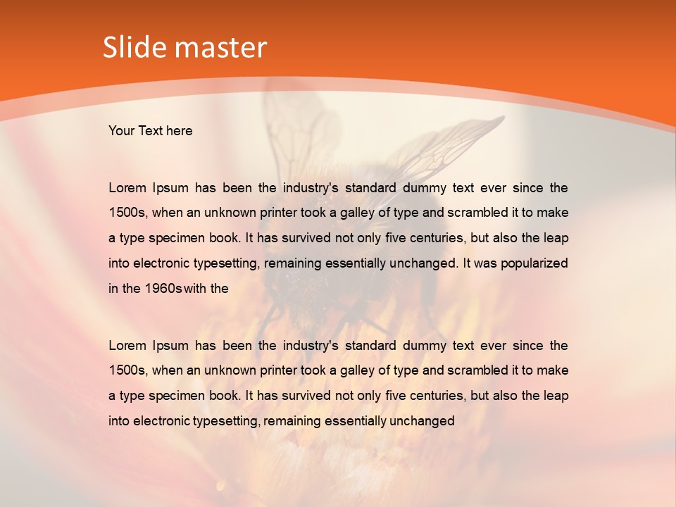 Flower Field Garden PowerPoint Template