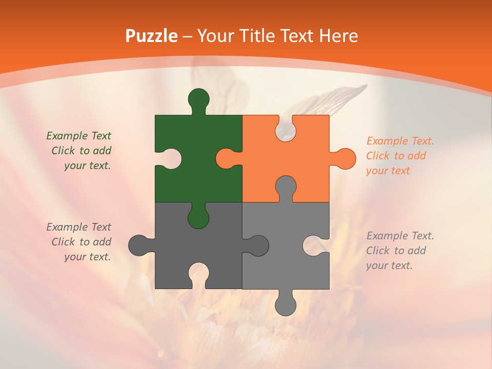 Flower Field Garden PowerPoint Template