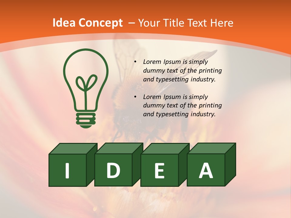 Flower Field Garden PowerPoint Template