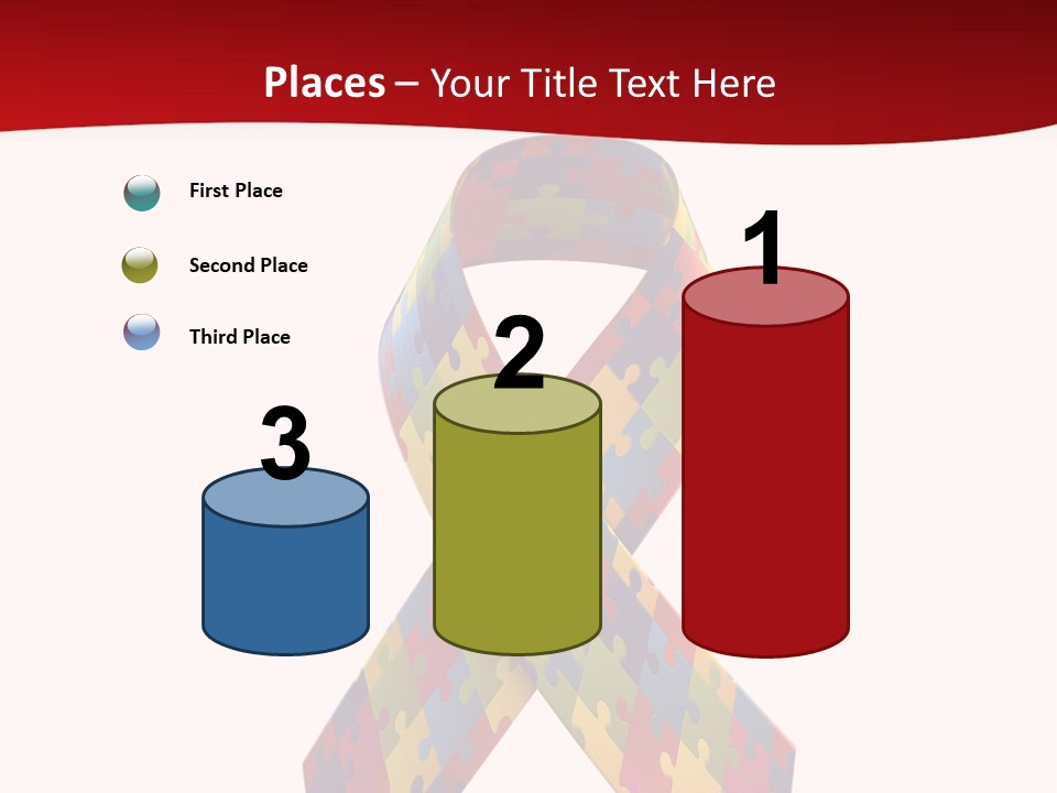 Clip Turquoise Graphic PowerPoint Template