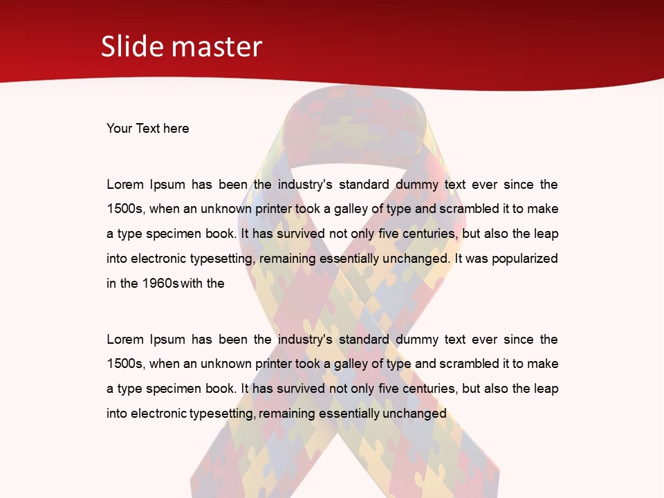 Clip Turquoise Graphic PowerPoint Template