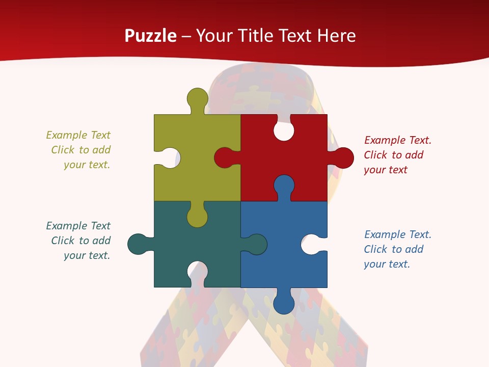 Clip Turquoise Graphic PowerPoint Template