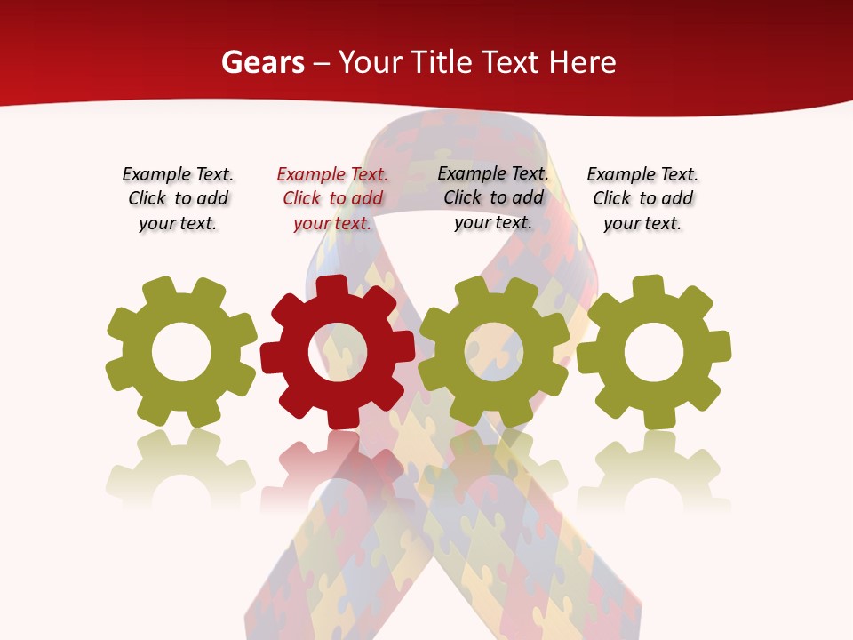 Clip Turquoise Graphic PowerPoint Template