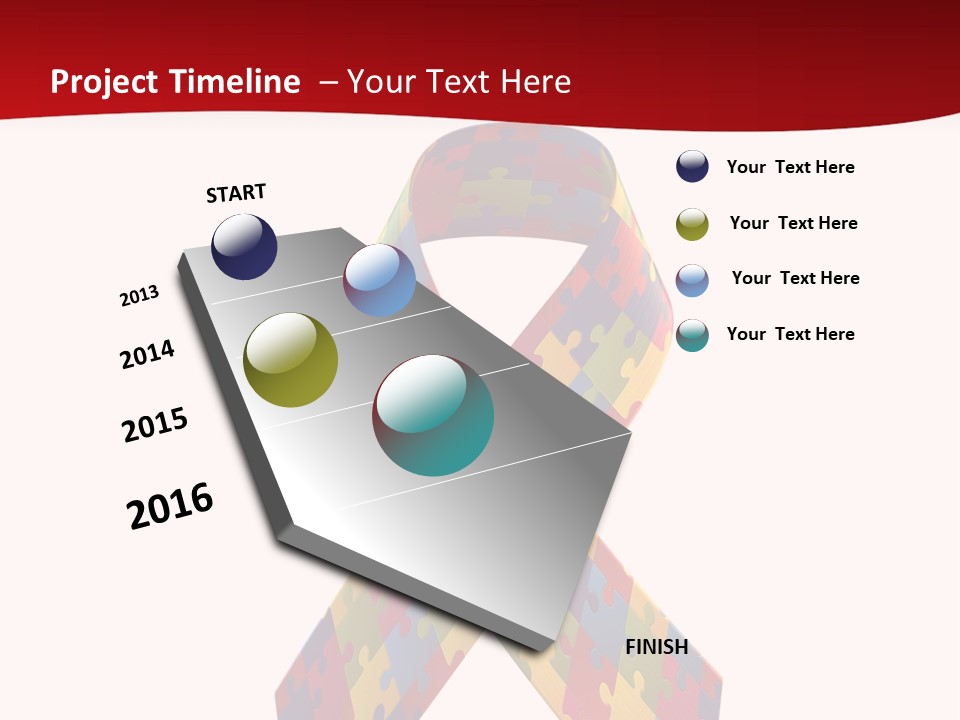 Clip Turquoise Graphic PowerPoint Template