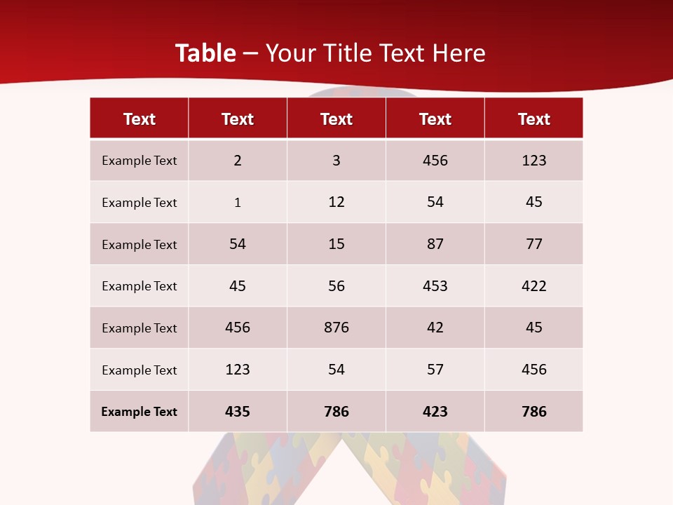 Clip Turquoise Graphic PowerPoint Template