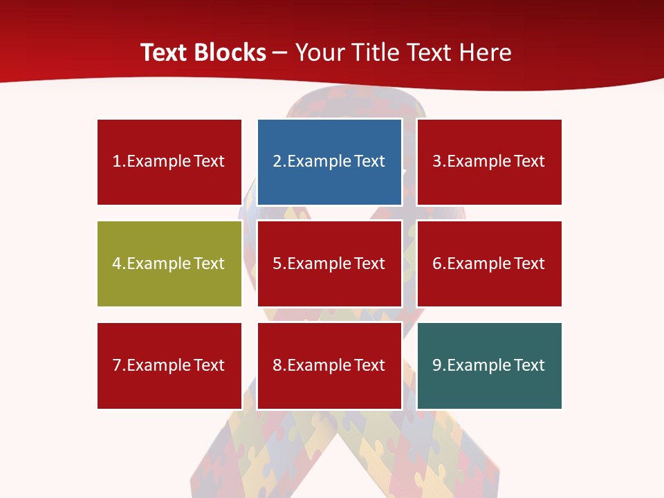 Clip Turquoise Graphic PowerPoint Template