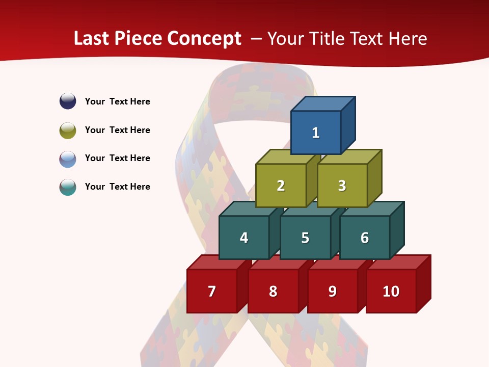 Clip Turquoise Graphic PowerPoint Template