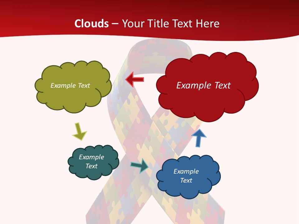 Clip Turquoise Graphic PowerPoint Template