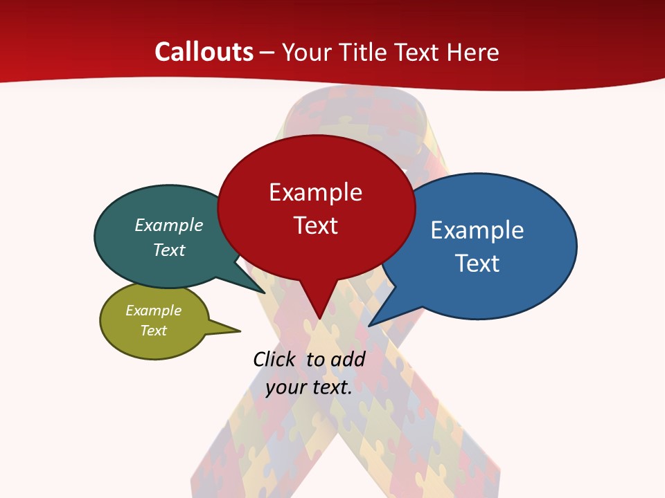 Clip Turquoise Graphic PowerPoint Template