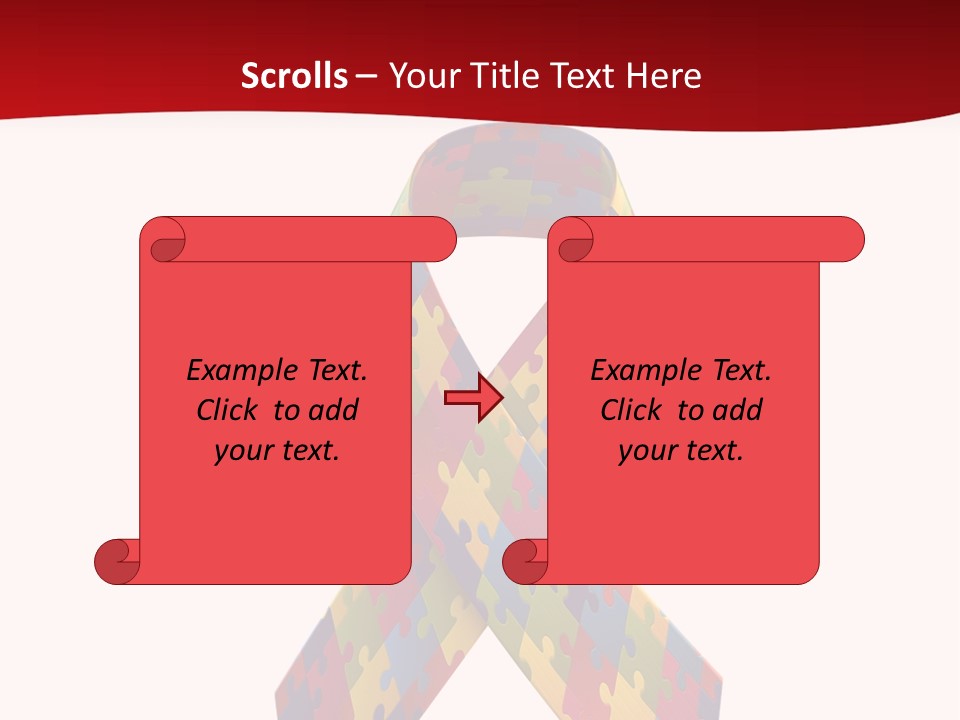 Clip Turquoise Graphic PowerPoint Template