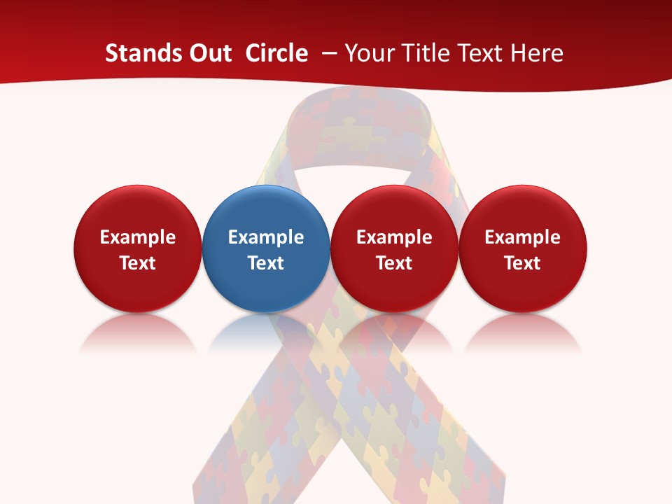 Clip Turquoise Graphic PowerPoint Template