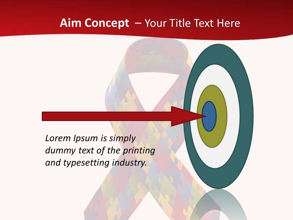 Clip Turquoise Graphic PowerPoint Template