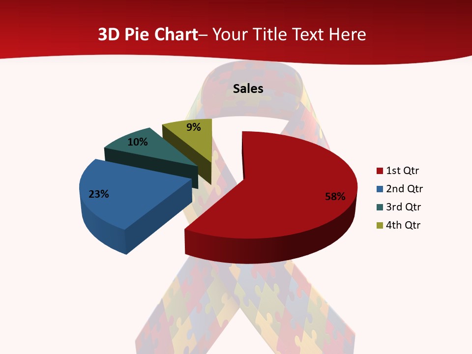 Clip Turquoise Graphic PowerPoint Template