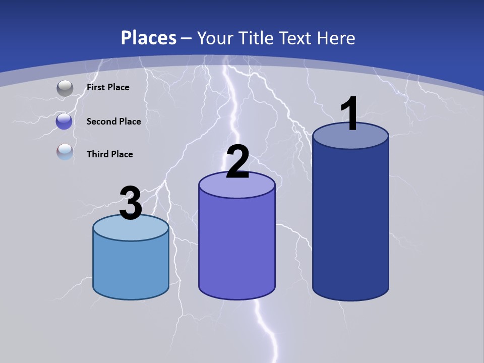 Electrical Thunderstorm Nature PowerPoint Template