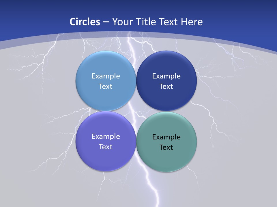 Electrical Thunderstorm Nature PowerPoint Template