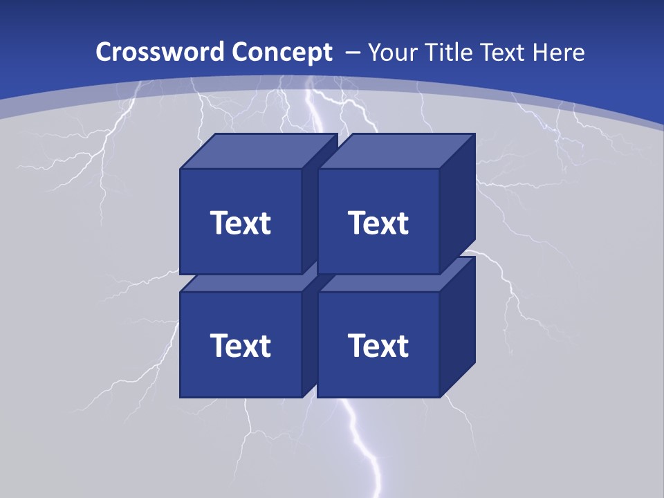 Electrical Thunderstorm Nature PowerPoint Template