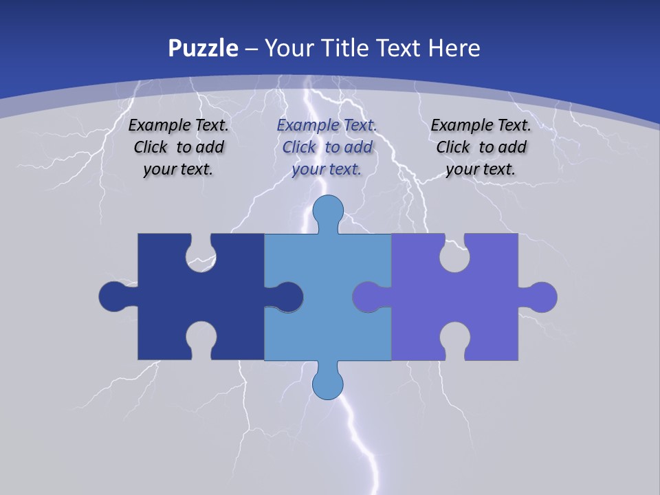 Electrical Thunderstorm Nature PowerPoint Template