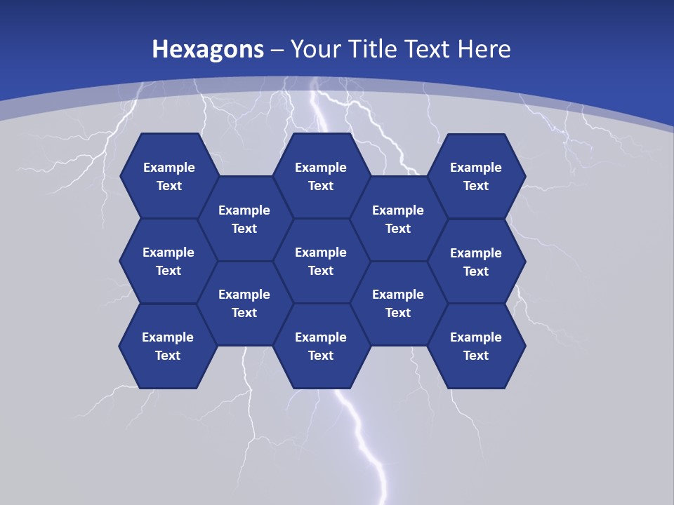 Electrical Thunderstorm Nature PowerPoint Template