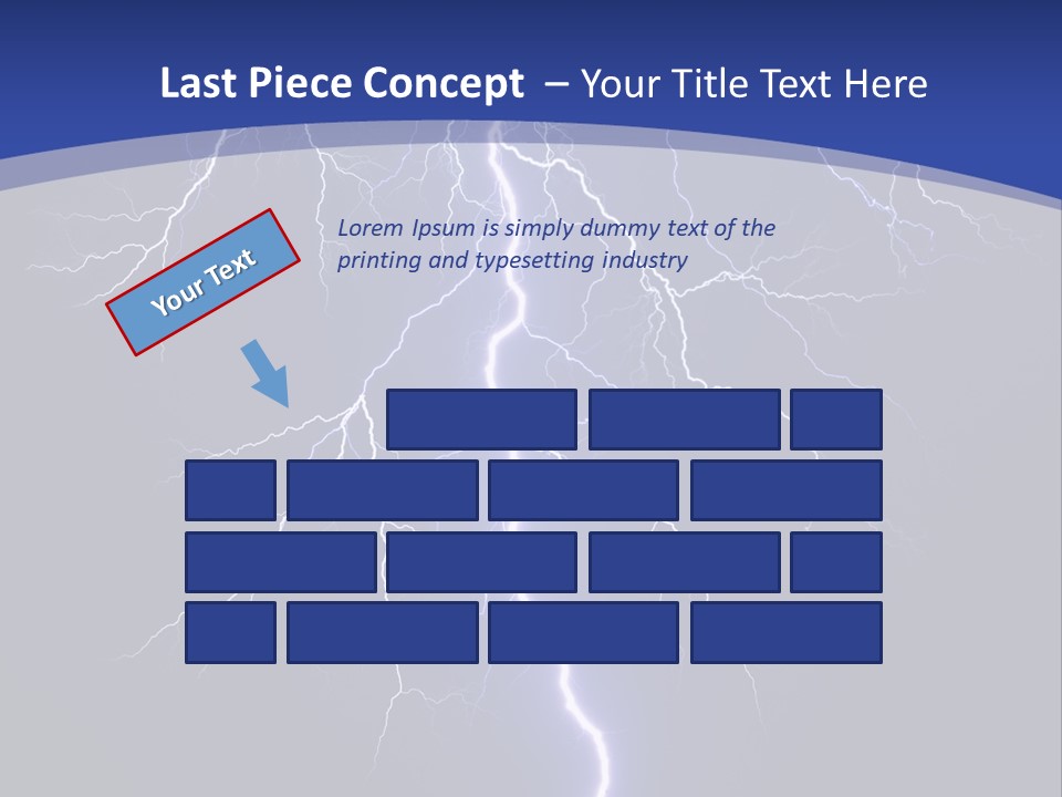 Electrical Thunderstorm Nature PowerPoint Template
