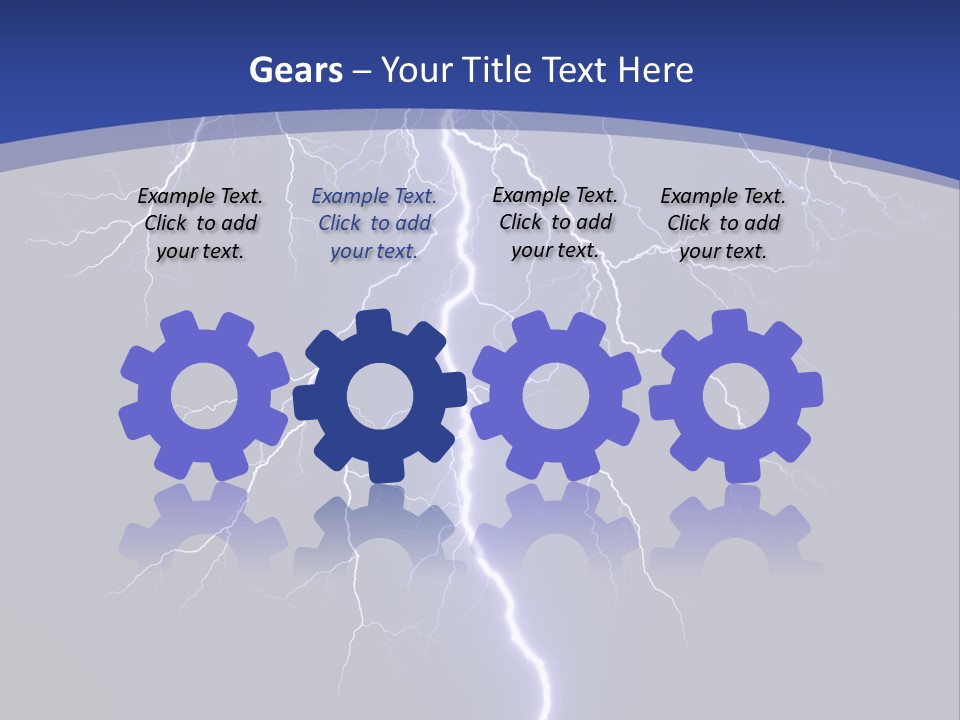 Electrical Thunderstorm Nature PowerPoint Template