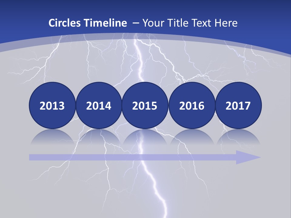 Electrical Thunderstorm Nature PowerPoint Template