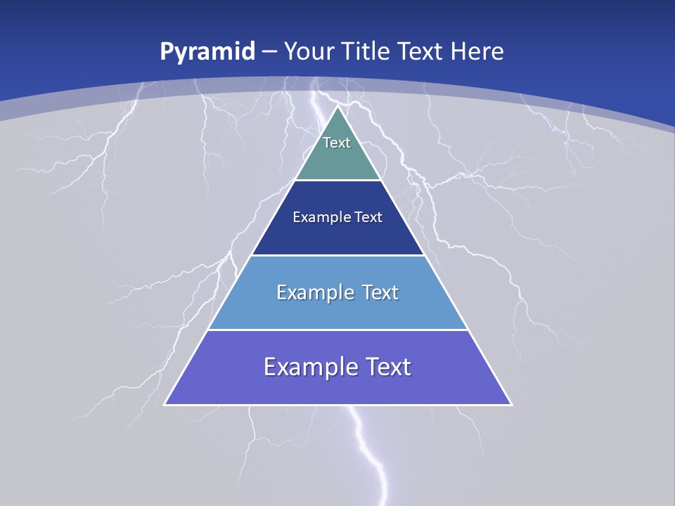 Electrical Thunderstorm Nature PowerPoint Template
