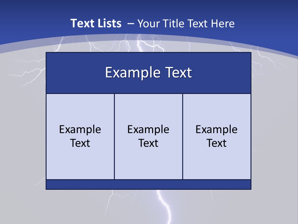 Electrical Thunderstorm Nature PowerPoint Template