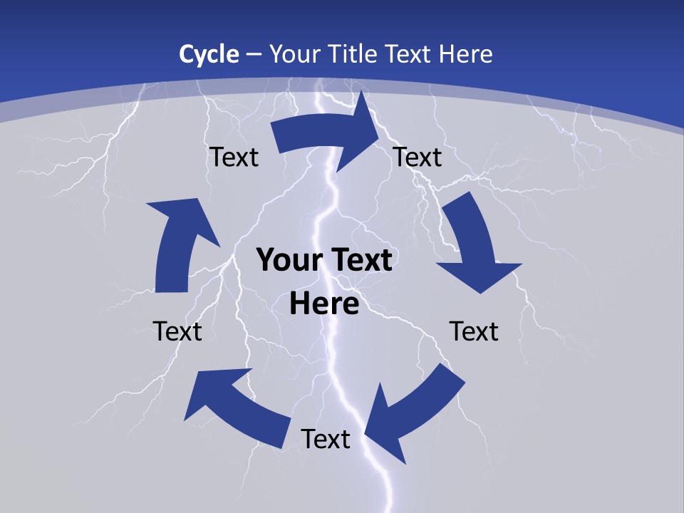 Electrical Thunderstorm Nature PowerPoint Template