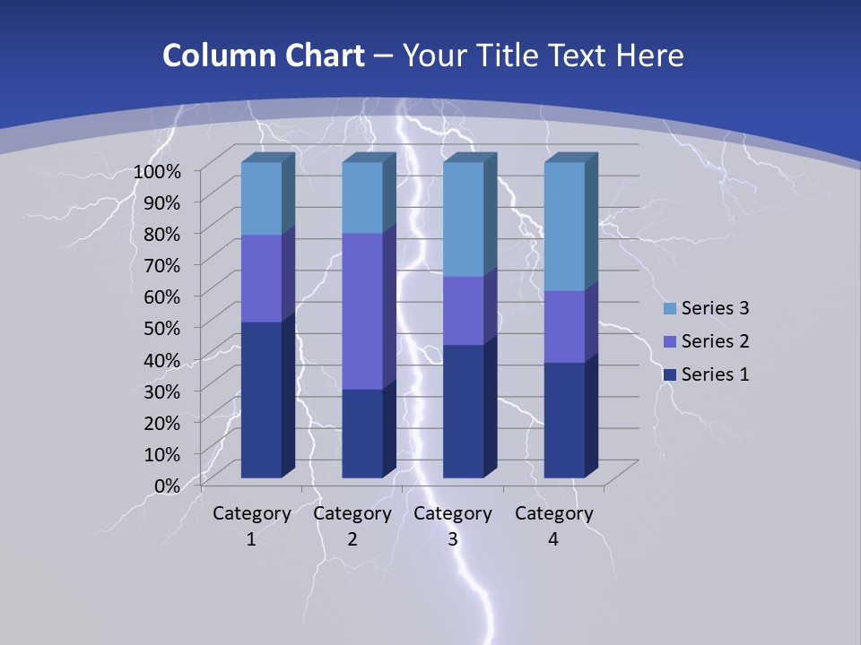 Electrical Thunderstorm Nature PowerPoint Template