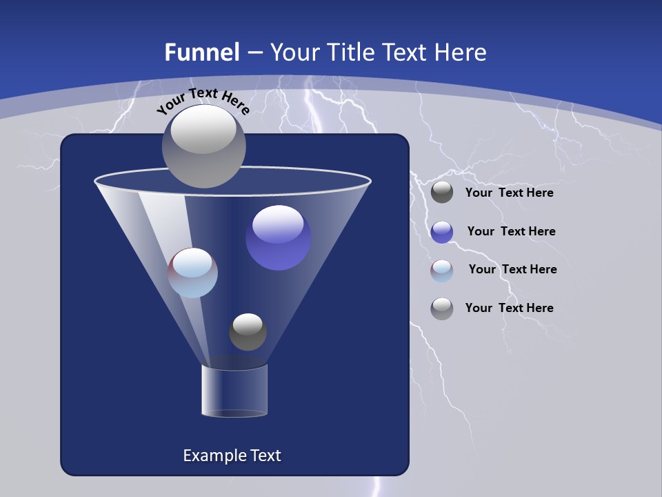 Electrical Thunderstorm Nature PowerPoint Template